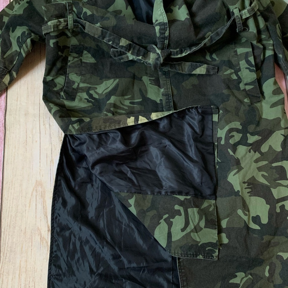 Missguided camo long jacket - Picture 7 of 10